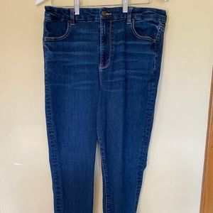 American Eagle Medium Wash Curvy Jegging Size 16S